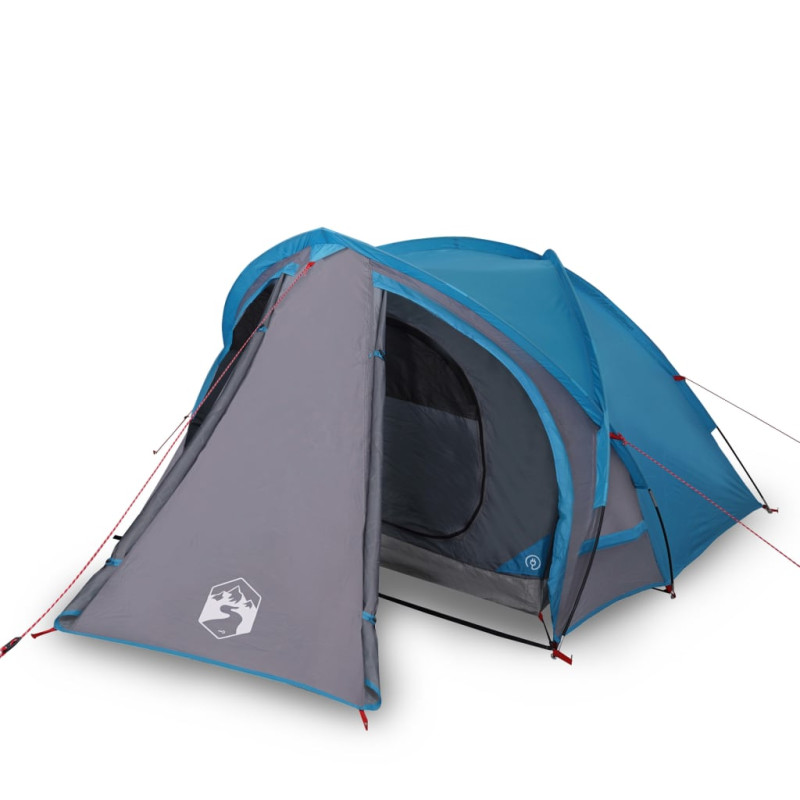 Tente de camping à dôme 2 personne bleu imperméable