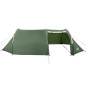 Tente de camping tunnel 4 personnes vert imperméable