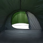 Tente de camping tunnel 4 personnes vert imperméable