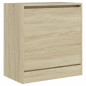 Armoire à chaussures chêne sonoma 60x34x63,5 cm bois ingénierie