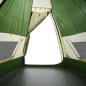 Tente de camping tipi 7 personnes vert imperméable