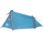 Tente de camping tunnel 2 personnes bleu imperméable