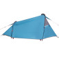 Tente de camping tunnel 2 personnes bleu imperméable