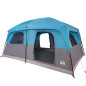 Tente de cabine familiale 10 personnes bleu imperméable