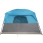 Tente de cabine familiale 10 personnes bleu imperméable