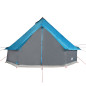 Tente familiale tipi 10 personnes bleu imperméable