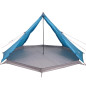 Tente familiale tipi 8 personnes bleu imperméable