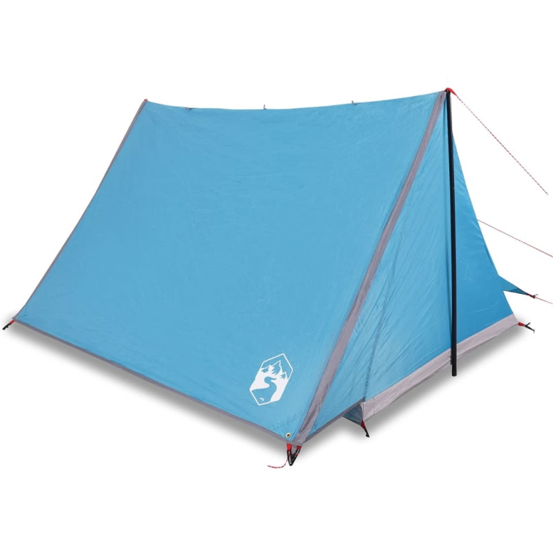 Tente de camping 2 personnes bleu imperméable