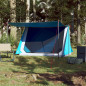 Tente de camping 2 personnes bleu imperméable