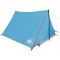 Tente de camping 2 personnes bleu imperméable