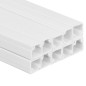 Goulotte de câble 25x25 mm 10 m PVC