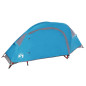 Tente de camping à dôme 1 personne bleu imperméable