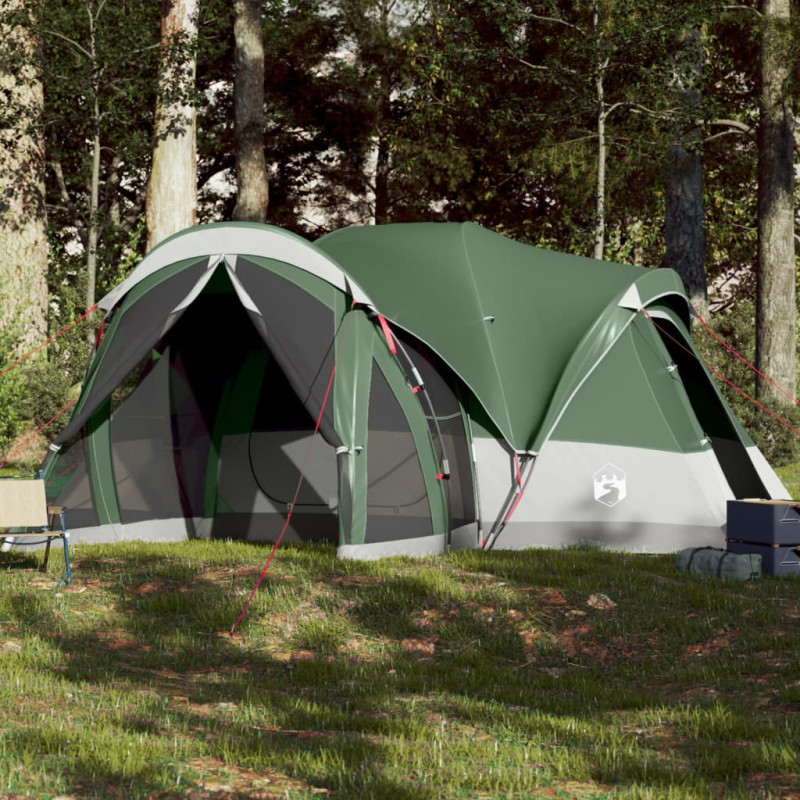 Tente familiale tipi 8 personnes vert imperméable