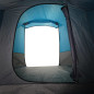 Tente de camping tunnel 4 personnes bleu imperméable