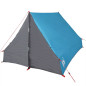 Tente de camping en forme de A 2 personnes bleu imperméable