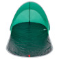 Tente de plage vert d eau escamotable imperméable