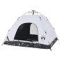 Tente de camping 3 personnes tissu occultant libération rapide