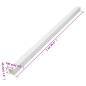 Goulotte de câble 100x40 mm 30 m PVC