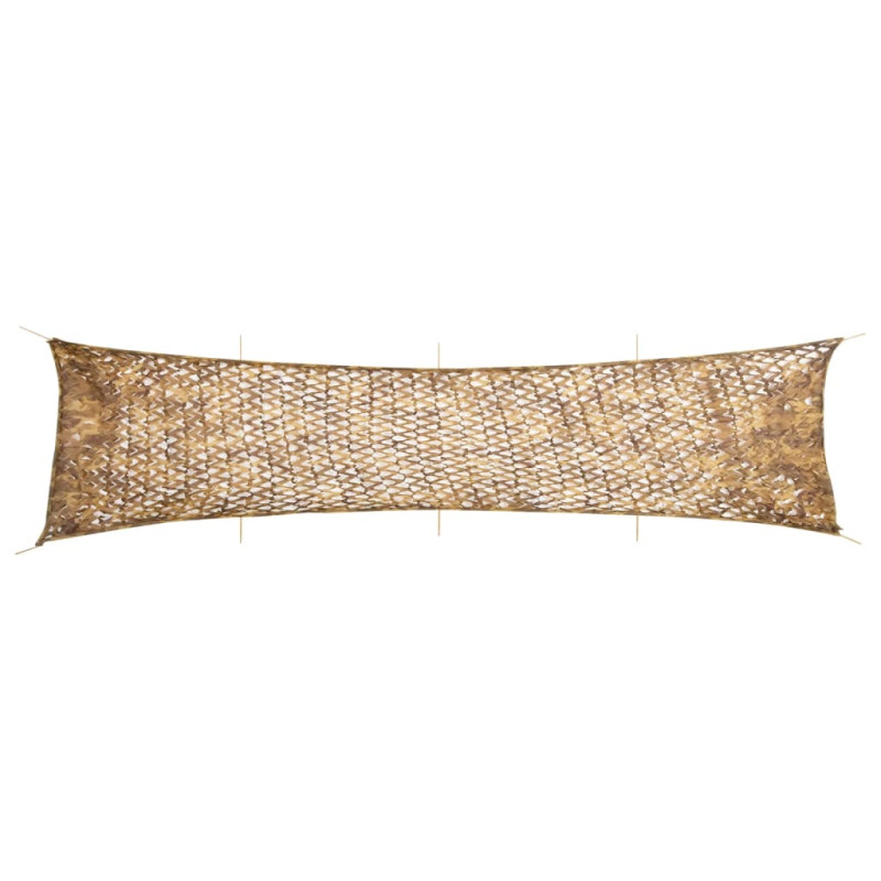 Filet de camouflage avec sac de rangement 809x207 cm sable