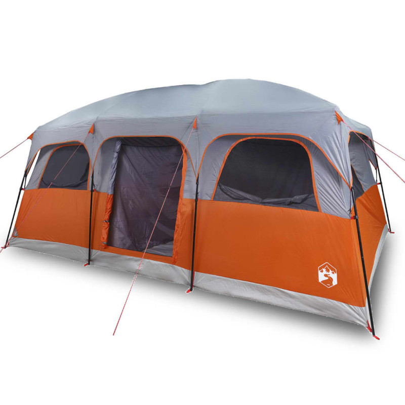 Tente de cabine familiale 9 personnes gris imperméable