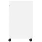 Support d imprimante avec roulettes blanc 60x40x68,5 cm