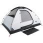 Tente de camping à dôme 4 personnes tissu occultant imperméable