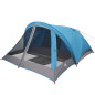 Tente de camping de cabine 4 personnes bleu imperméable