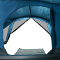 Tente de camping de cabine 4 personnes bleu imperméable