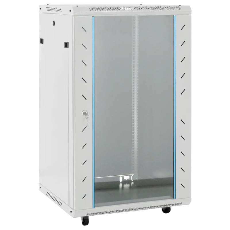 Coffret de réseau 18U 19" IP20 gris 60x60x100 cm