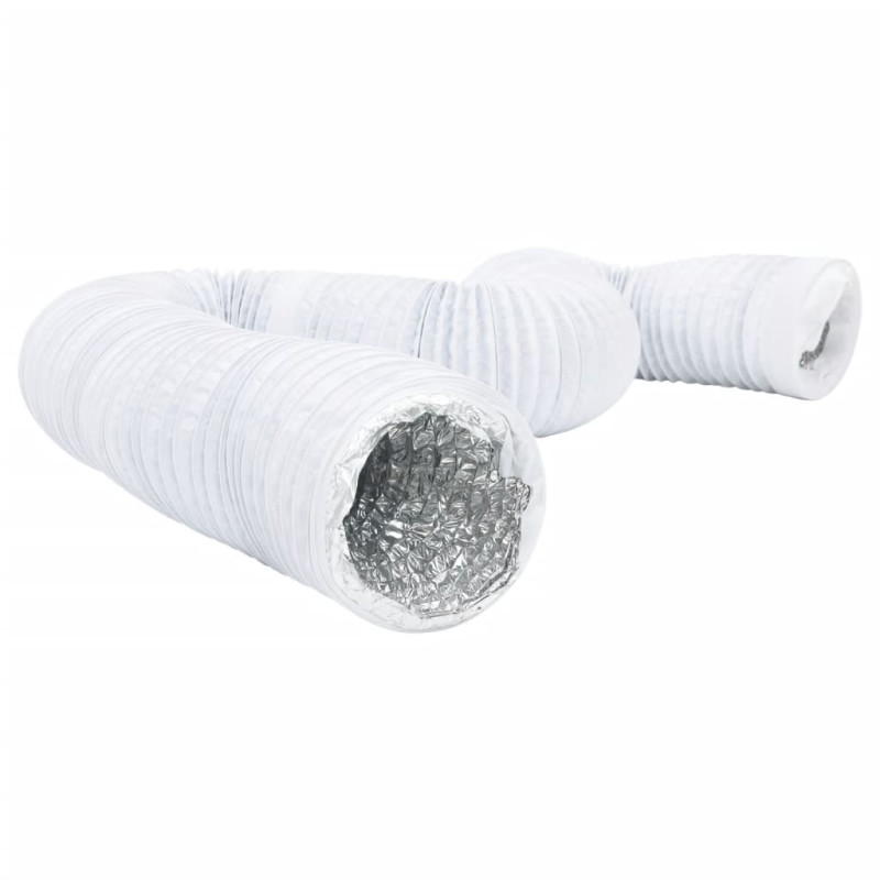 Conduit de ventilation aluminium et PVC 6 m Ø10 cm