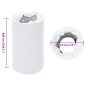 Conduit de ventilation aluminium et PVC 6 m Ø10 cm