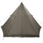 Tente familiale tipi 6 personnes marron imperméable