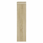 Cache radiateur chêne sonoma 205x21,5x83,5 cm bois d ingénierie