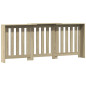 Cache radiateur chêne sonoma 205x21,5x83,5 cm bois d ingénierie