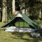 Tente de camping 2 personnes vert imperméable