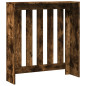 Cache radiateur chêne fumé 78x20x82 cm bois d ingénierie