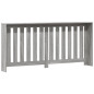 Cache radiateur sonoma gris 175x20x82 cm bois d ingénierie