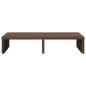 Support de moniteur chêne marron 50x27x10 cm bois d ingénierie