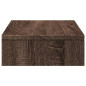 Support de moniteur chêne marron 50x27x10 cm bois d ingénierie