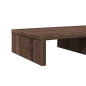 Support de moniteur chêne marron 50x27x10 cm bois d ingénierie