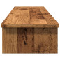 Support de moniteur vieux bois 100x27x15 cm bois d ingénierie