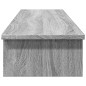 Support de moniteur sonoma gris 100x27x15 cm bois d ingénierie