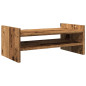 Support de moniteur vieux bois 50x27x20 cm bois d ingénierie