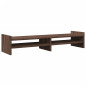 Support de moniteur chêne marron 100x27x20 cm bois d ingénierie