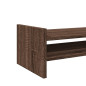 Support de moniteur chêne marron 100x27x20 cm bois d ingénierie