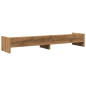 Support de moniteur chêne artisanal 100x24x16cm bois ingénierie