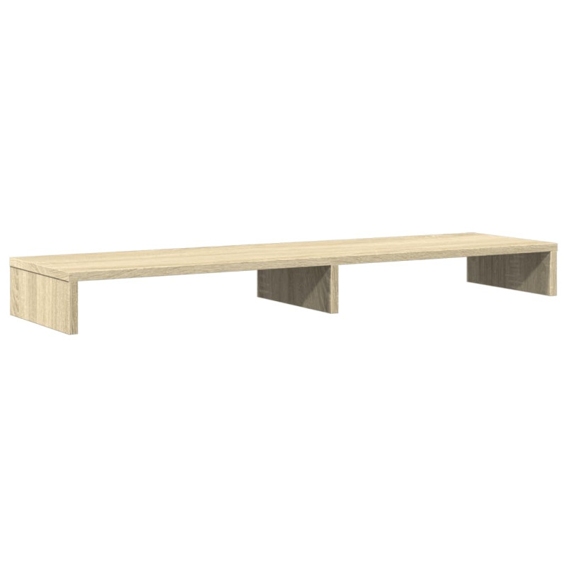 Support de moniteur chêne sonoma 100x27x10 cm bois d ingénierie