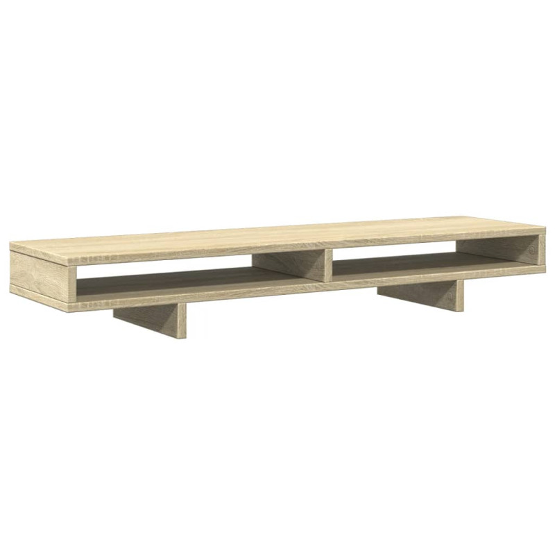 Support de moniteur chêne sonoma 100x27x15 cm bois d ingénierie