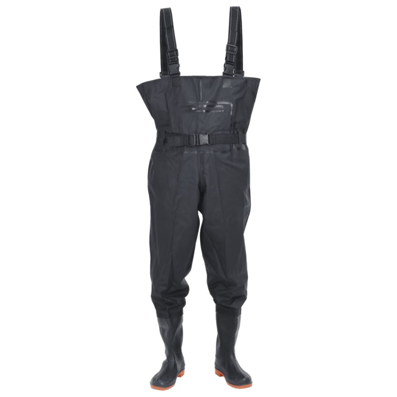 Cuissardes avec bottes et ceinture noir taille 45