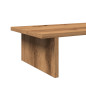 Support de moniteur chêne artisanal 50x27x15 cm bois ingénierie